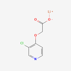 Lithium(1+)2-[(3-chloropyridin-4-yl)oxy]acetate