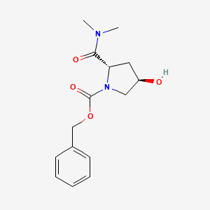 (2S,4R)-1-benzyloxycarbonyl-2-dimethylaminocarbonyl-4-hydroxypyrrolidine