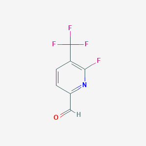 6-Fluoro-5-(trifluoromethyl)pyridine-2-carbaldehyde