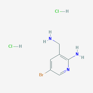 3-(Aminomethyl)-5-bromopyridin-2-amine dihydrochloride