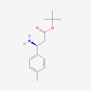 tert-butyl (3S)-3-amino-3-(4-methylphenyl)propanoate