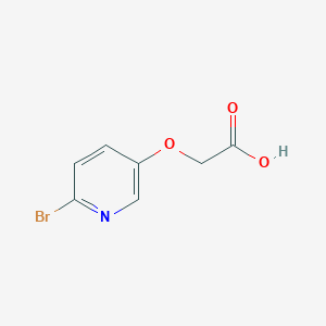 molecular formula C7H6BrNO3 B13500401 2-[(6-Bromopyridin-3-yl)oxy]acetic acid 