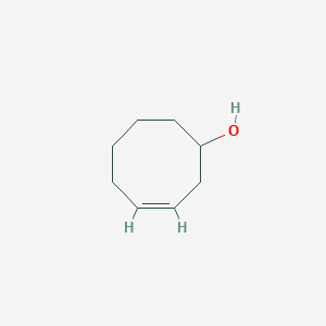 molecular formula C8H14O B13500435 Cyclooct-3-en-1-ol 