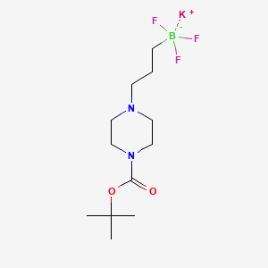 Potassium (3-(4-(tert-butoxycarbonyl)piperazin-1-yl)propyl)trifluoroborate