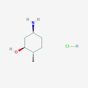 (1S,2S,5S)-5-Amino-2-methylcyclohexan-1-OL hydrochloride