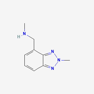 methyl[(2-methyl-2H-1,2,3-benzotriazol-4-yl)methyl]amine