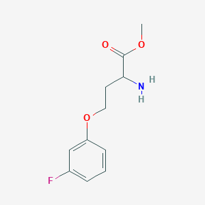 Methyl o-(3-fluorophenyl)homoserinate