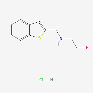 [(1-Benzothiophen-2-yl)methyl](2-fluoroethyl)aminehydrochloride