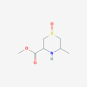 Methyl 5-methylthiomorpholine-3-carboxylate 1-oxide