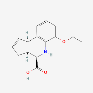 rac-(3aR,4S,9bS)-6-ethoxy-3H,3aH,4H,5H,9bH-cyclopenta[c]quinoline-4-carboxylic acid