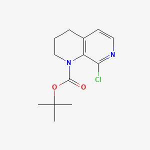 Tert-butyl 8-chloro-1,2,3,4-tetrahydro-1,7-naphthyridine-1-carboxylate