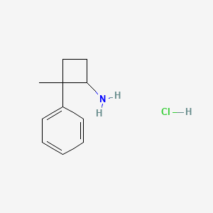 2-Methyl-2-phenylcyclobutan-1-amine hydrochloride