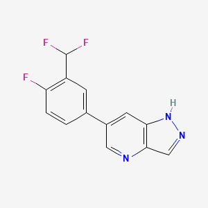 6-[3-(difluoromethyl)-4-fluorophenyl]-1H-pyrazolo[4,3-b]pyridine