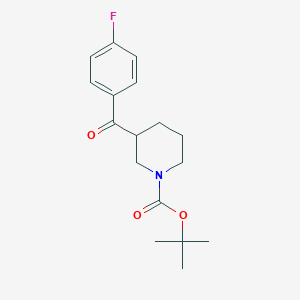 3-(4-Fluorobenzoyl)piperidine-1-carboxylic acid tert-butyl ester