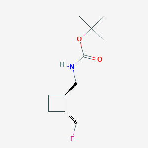 molecular formula C11H20FNO2 B13500953 tert-Butyl (((1R,2R)-2-(fluoromethyl)cyclobutyl)methyl)carbamate 