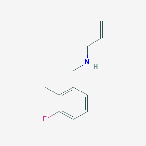 molecular formula C11H14FN B13500983 [(3-Fluoro-2-methylphenyl)methyl](prop-2-en-1-yl)amine 