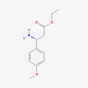 ethyl (3R)-3-amino-3-(4-methoxyphenyl)propanoate