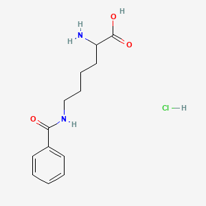 molecular formula C13H19ClN2O3 B13501034 2-Amino-6-(phenylformamido)hexanoic acid hydrochloride 