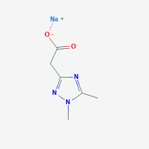 sodium2-(1,5-dimethyl-1H-1,2,4-triazol-3-yl)acetate