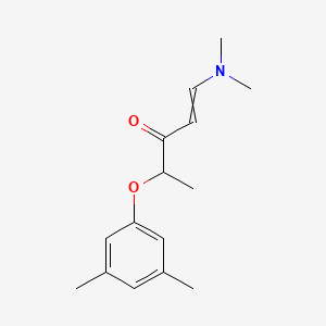 molecular formula C15H21NO2 B1350106 1-(Dimethylamino)-4-(3,5-dimethylphenoxy)pent-1-en-3-one 