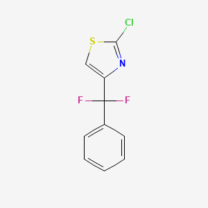 2-Chloro-4-[difluoro(phenyl)methyl]-1,3-thiazole