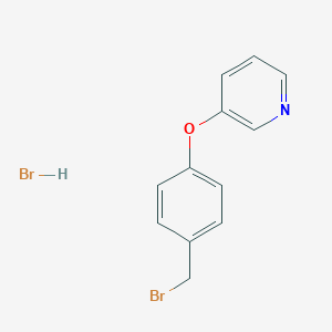 3-[4-(Bromomethyl)phenoxy]pyridine hydrobromide