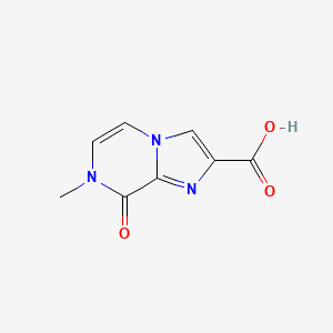 7-methyl-8-oxo-7H,8H-imidazo[1,2-a]pyrazine-2-carboxylic acid