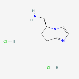 1-[(5R)-5H,6H,7H-pyrrolo[1,2-a]imidazol-5-yl]methanamine dihydrochloride