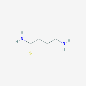 molecular formula C4H10N2S B13501140 4-Aminobutanethioamide 