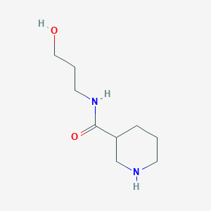 molecular formula C9H18N2O2 B1350115 N-(3-羟丙基)哌啶-3-甲酰胺 CAS No. 496057-59-1