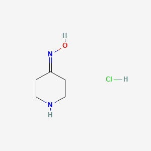 molecular formula C5H11ClN2O B13501163 N-(piperidin-4-ylidene)hydroxylamine hydrochloride 