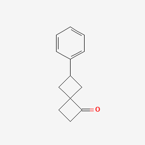 molecular formula C13H14O B13501202 6-Phenylspiro[3.3]heptan-1-one 