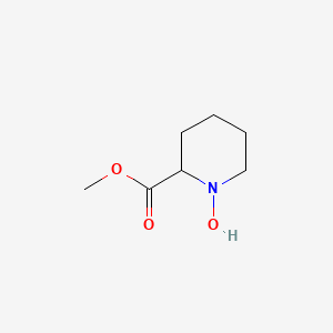 molecular formula C7H13NO3 B13501523 Methyl 1-hydroxypiperidine-2-carboxylate 