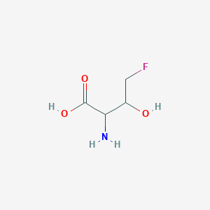 molecular formula C4H8FNO3 B13501535 2-Amino-4-fluoro-3-hydroxybutanoic acid 