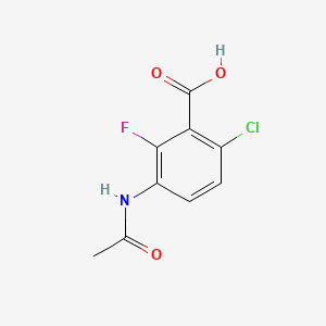 3-Acetamido-6-chloro-2-fluorobenzoic acid