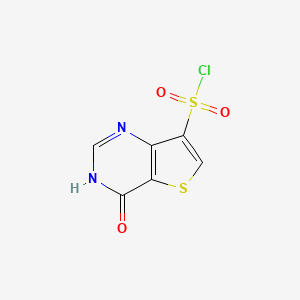 4-Hydroxythieno[3,2-d]pyrimidine-7-sulfonyl chloride