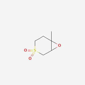 6-Methyl-7-oxa-3lambda6-thiabicyclo[4.1.0]heptane-3,3-dione