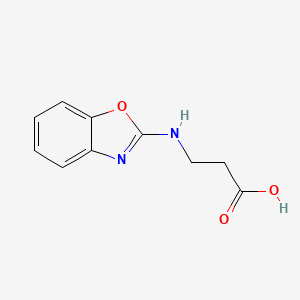 3-(Benzo[d]oxazol-2-ylamino)propanoic acid