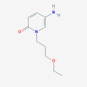 5-Amino-1-(3-ethoxypropyl)pyridin-2(1h)-one