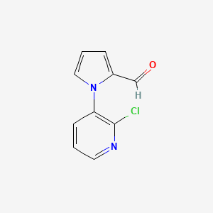 molecular formula C10H7ClN2O B1350180 1-(2-氯-吡啶-3-基)-1H-吡咯-2-甲醛 CAS No. 97580-57-9