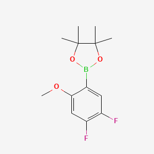 2-(4,5-Difluoro-2-methoxyphenyl)-4,4,5,5-tetramethyl-1,3,2-dioxaborolane