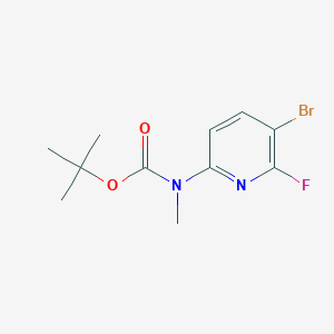 tert-Butyl (5-bromo-6-fluoropyridin-2-yl)(methyl)carbamate