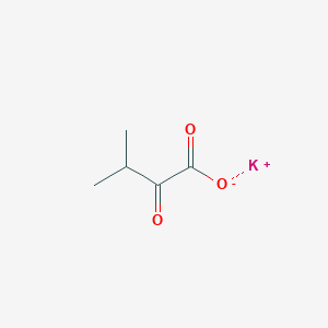 molecular formula C5H7KO3 B13501855 Potassium 3-methyl-2-oxobutanoate 