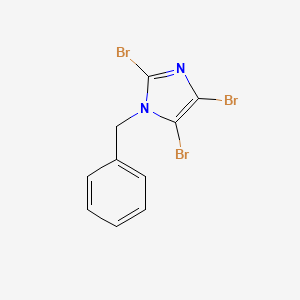 molecular formula C10H7Br3N2 B1350188 1-苄基-2,4,5-三溴-1H-咪唑 CAS No. 31250-80-3