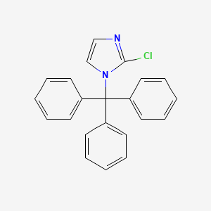 molecular formula C22H17ClN2 B1350190 2-Chloro-1-trityl-1H-imidazole CAS No. 67478-48-2