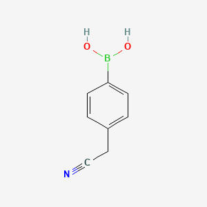 molecular formula C8H8BNO2 B1350191 4-(氰基甲基)苯硼酸 CAS No. 91983-26-5
