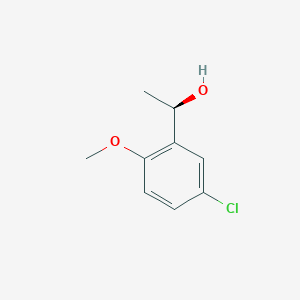 molecular formula C9H11ClO2 B13501931 (R)-1-(5-Chloro-2-methoxyphenyl)ethan-1-ol 