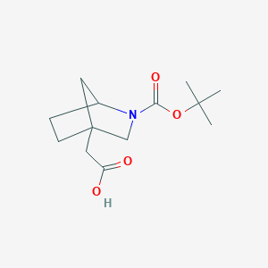 2-{2-[(Tert-butoxy)carbonyl]-2-azabicyclo[2.2.1]heptan-4-yl}acetic acid