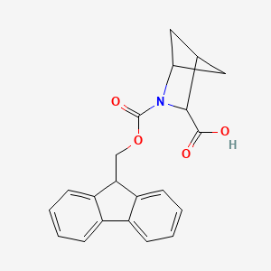 2-(9H-fluoren-9-ylmethoxycarbonyl)-2-azabicyclo[2.1.1]hexane-3-carboxylic acid