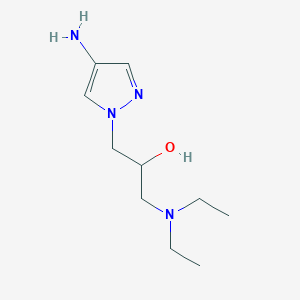 1-(4-Amino-1h-pyrazol-1-yl)-3-(diethylamino)propan-2-ol